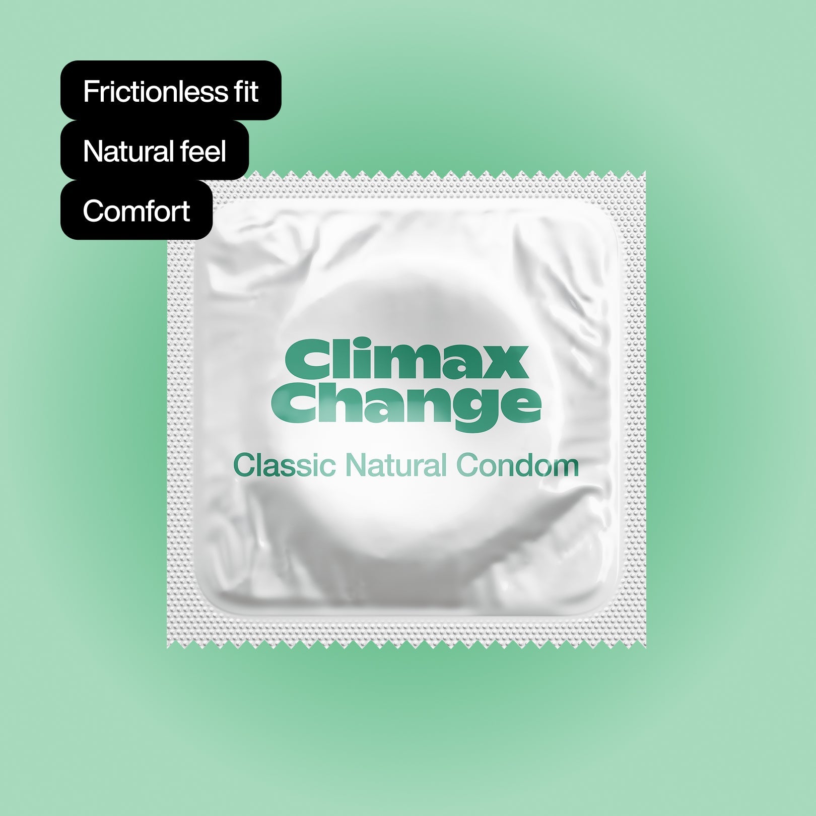 Classic Natural Condoms - Slim - Climax Change