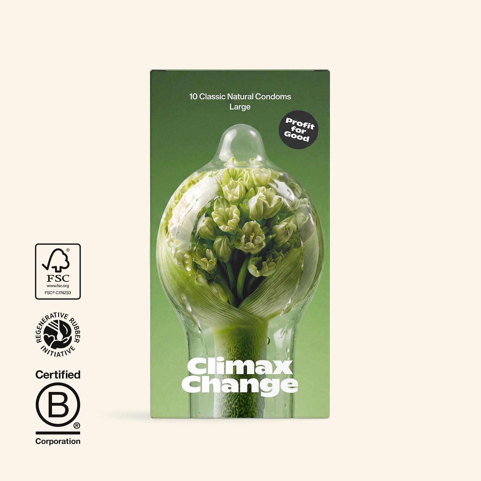 Classic Natural Condoms - Large