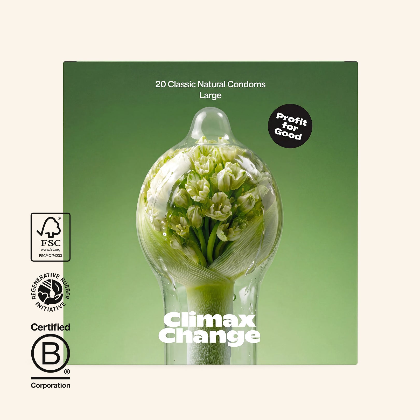 Classic Natural Condoms - Large