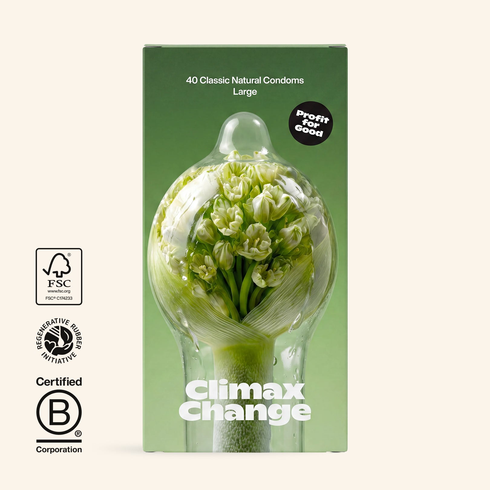 Classic Natural Condoms - Large
