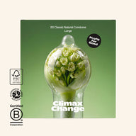 Classic Natural Condoms - Large - Climax Change