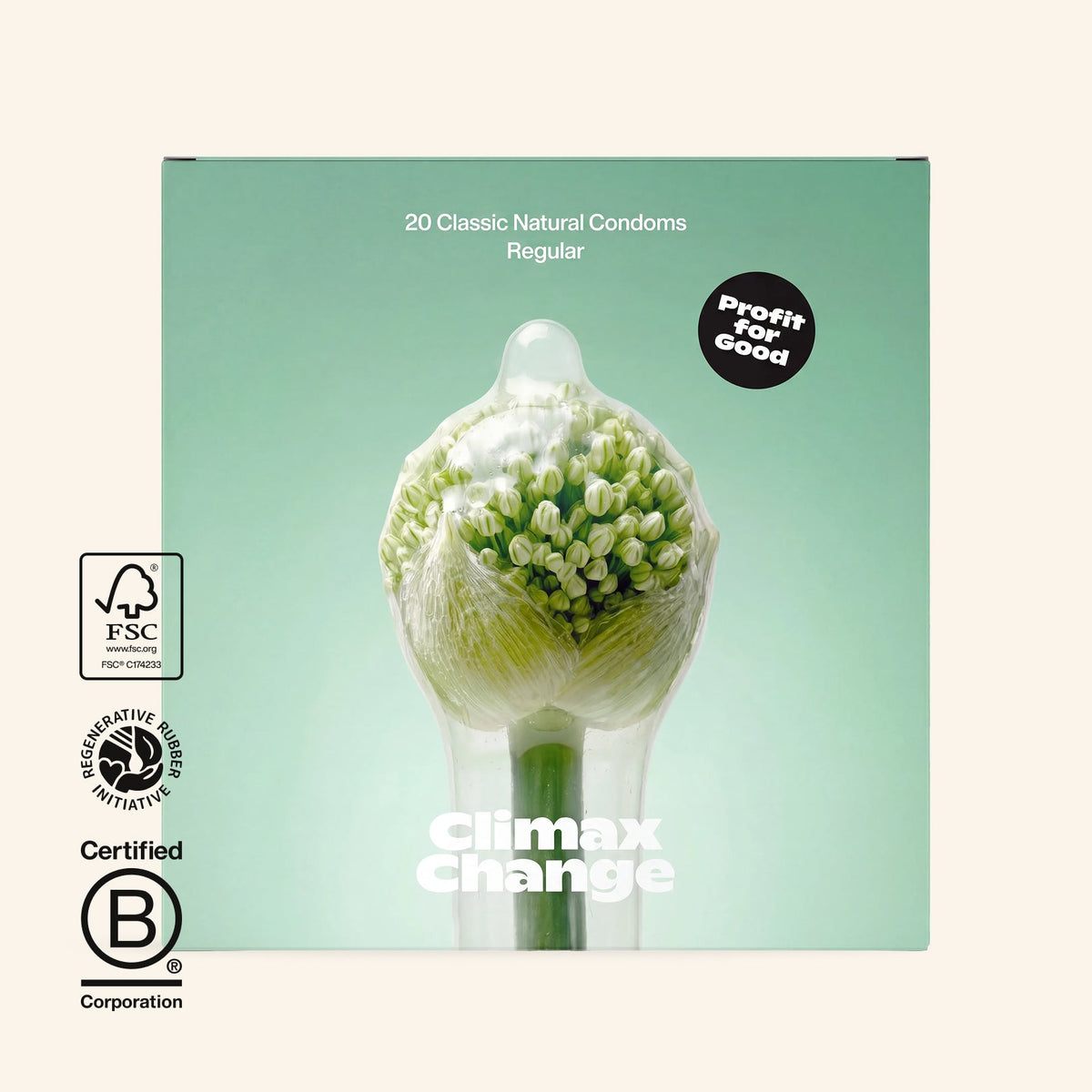 Classic Natural Condoms - Regular - Climax Change